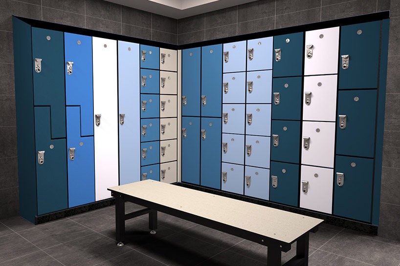 Spectrum phenolic lockers are constructed from high quality compact HPL panels