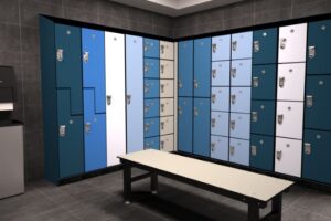 Spectrum phenolic lockers are constructed from high quality compact HPL panels 02