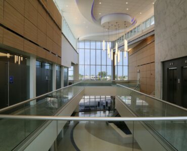 Interior view of Blessing Health System featuring Spectrum Facades