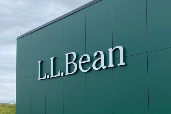 L.L. Bean's Tuscan Village store in Trespa® Meteon® Dark Green