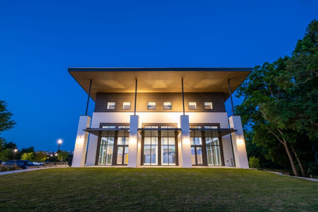 Spectrum Facades in Trespa Meteon finishes at Daniel Island Community Recreation Center