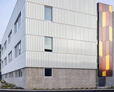 Spectrum Facades showcasing a blend of finishes at Green Dot Middle Schools