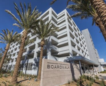 Spectrum Facades with Trespa Meteon finishes at The Boardwalk Towers in Irvine, California