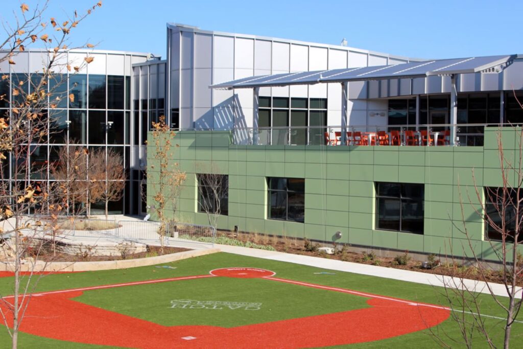 Ranken Jordan Pediatric Bridge Hospital featuring Spectrum Facades