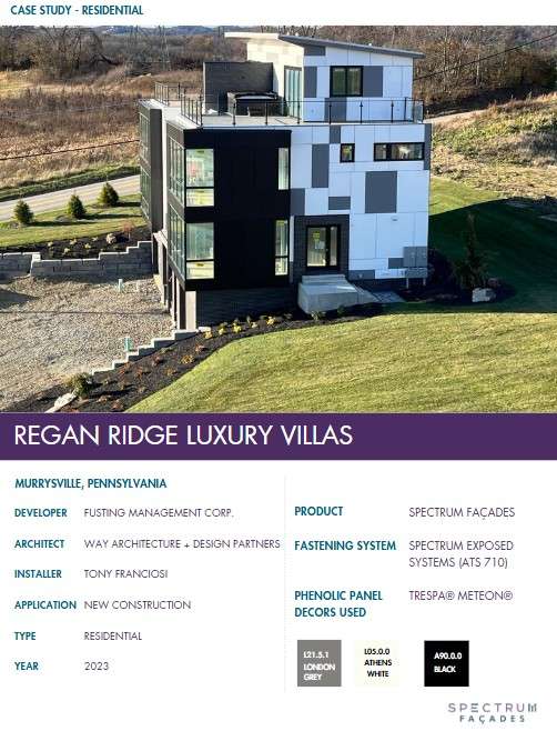 Regan Ridge Luxury Villas Case Study